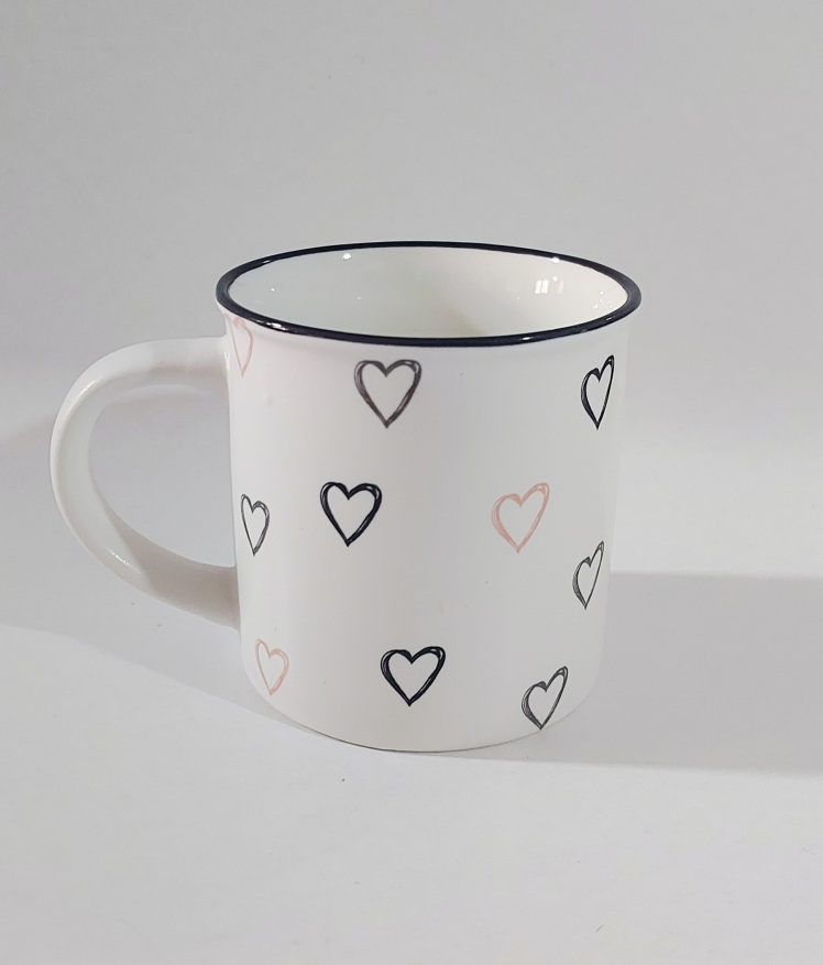 ماگ سرامیکی طرح قلب